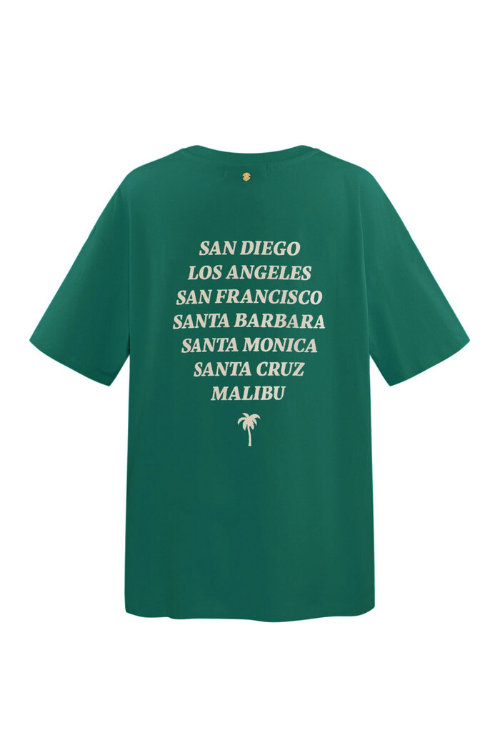 T-shirt california - groen Afbeelding8